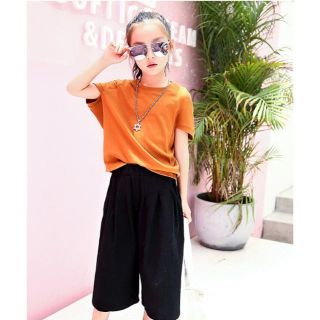 子供服　140ｃｍ　セットアップ　Ｔシャツ×ガウチョパンツ　キッズ　女の子(その他)