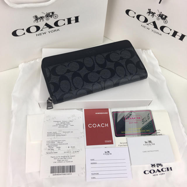 COACH(コーチ)の✨新作コーチCOACH 長財布 新品 箱、ショッパー付き✨即日発送 レディースのファッション小物(財布)の商品写真