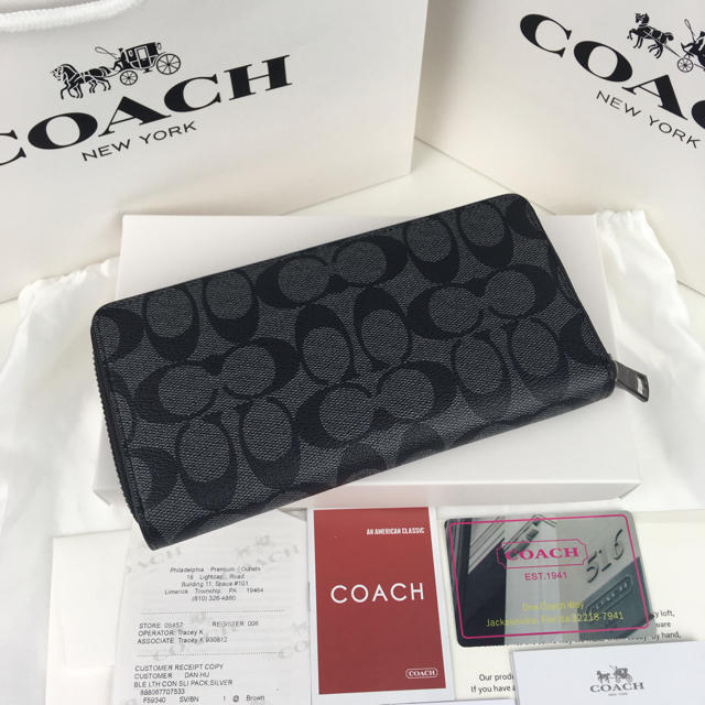 COACH(コーチ)の✨新作コーチCOACH 長財布 新品 箱、ショッパー付き✨即日発送 レディースのファッション小物(財布)の商品写真