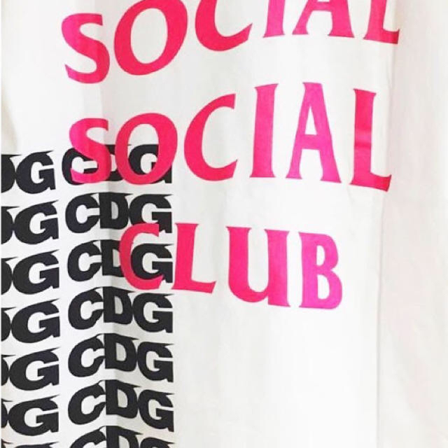 COMME des GARCONS(コムデギャルソン)の白L CDG × Anti Social Social Club Tシャツ メンズのトップス(Tシャツ/カットソー(半袖/袖なし))の商品写真