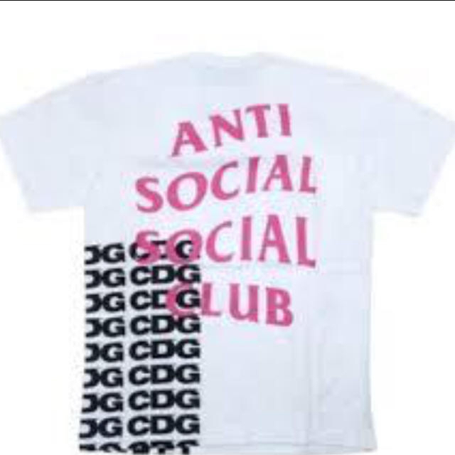 COMME des GARCONS(コムデギャルソン)の白L CDG × Anti Social Social Club Tシャツ メンズのトップス(Tシャツ/カットソー(半袖/袖なし))の商品写真