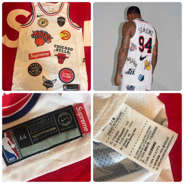 Supreme(シュプリーム)の【M】Nike® NBA Teams Authentic Jersey メンズのトップス(タンクトップ)の商品写真