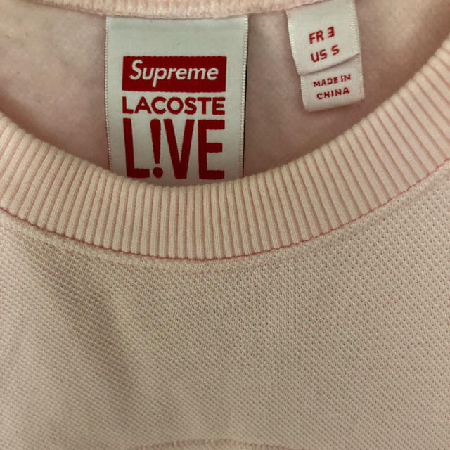 値下げSupreme ラコステ Sサイズ