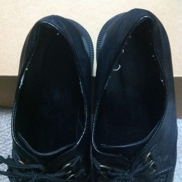 USED 厚底ローファー レディースの靴/シューズ(ローファー/革靴)の商品写真