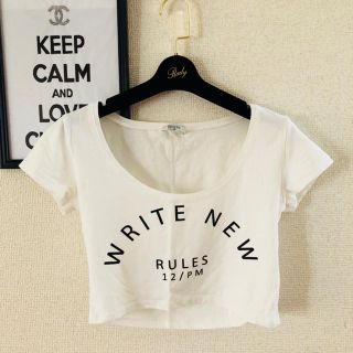 ベルシュカ(Bershka)のショート丈Tシャツ(Tシャツ(半袖/袖なし))