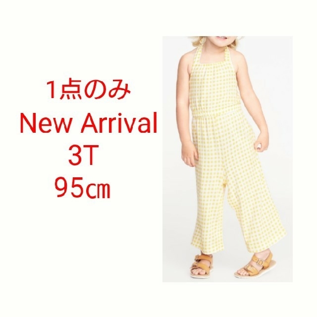 Old Navy(オールドネイビー)の最終価格★新品 3T 95㎝ サロペット OLDNAVY キッズ/ベビー/マタニティのキッズ服女の子用(90cm~)(ワンピース)の商品写真