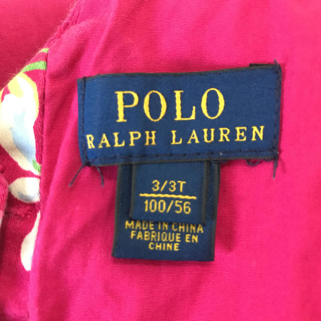 POLO RALPH LAUREN(ポロラルフローレン)の花柄ワンピース キッズ キッズ/ベビー/マタニティのキッズ服女の子用(90cm~)(その他)の商品写真