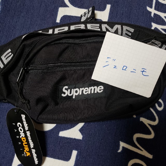 Supreme waist bag BLACK ウエストバッグ ブラック