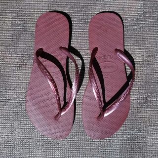 ハワイアナス(havaianas)のハワイアナス  スリム ビーチサンダル ワインレッド(ビーチサンダル)