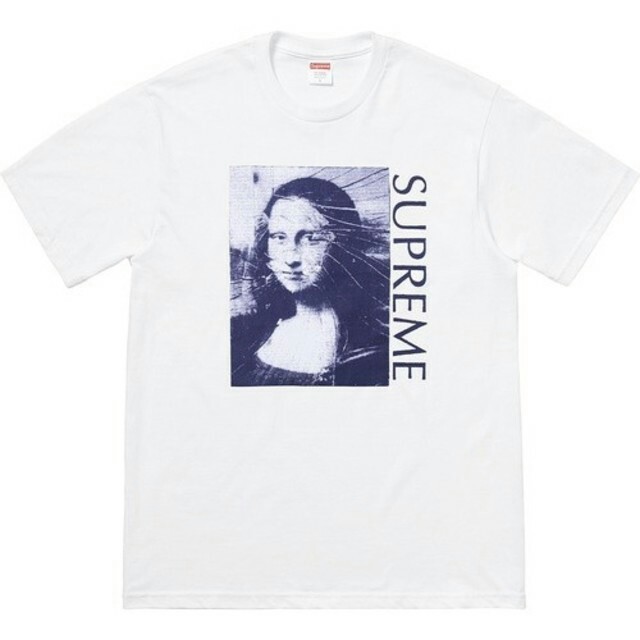 赤 L 新品 18ss Supreme Mona Lisa Tee モナリザ