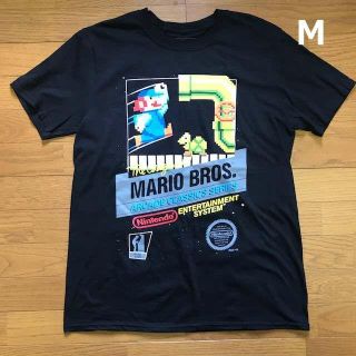 ニンテンドウ(任天堂)の任天堂 スーパーマリオ ブラザーズ Tシャツ 【M】黒 新品 180720(Tシャツ/カットソー(半袖/袖なし))