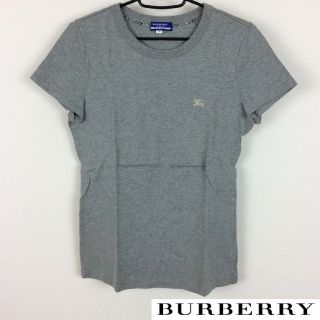 バーバリーブルーレーベル(BURBERRY BLUE LABEL)の美品 BURBERRY BLUE LABEL 半袖Tシャツ グレー サイズ38(Tシャツ(半袖/袖なし))