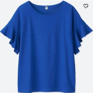 ユニクロ(UNIQLO)のフリルスリーブＴ(Tシャツ(半袖/袖なし))