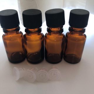 セイカツノキ(生活の木)の遮光瓶 10ml 4個 ドロッパー付き(アロマグッズ)