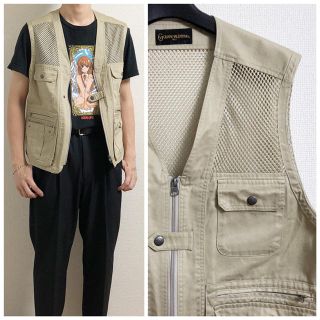 vintage フィッシングベスト GIANNI VALENTINO 90's(ベスト)