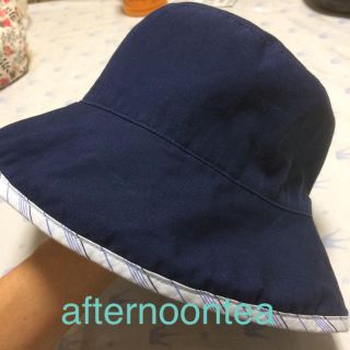 アフタヌーンティー(AfternoonTea)のafternoon tea    リバーシブル 帽子  M(ハット)