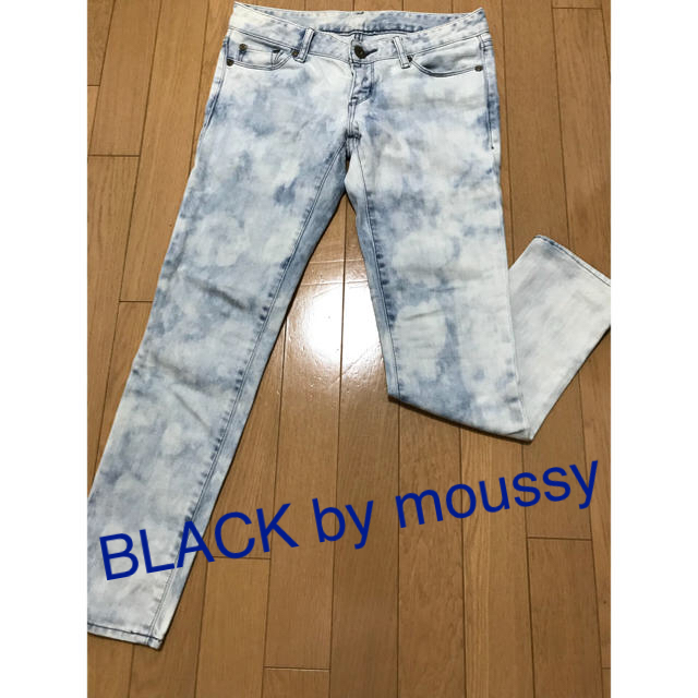 美品 BLACK by moussy デニム 26 マウジー SLY スライ