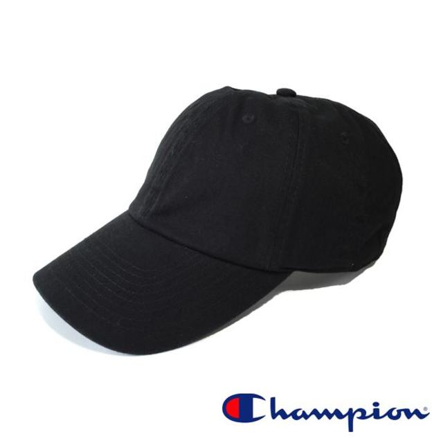 Champion(チャンピオン)の新品 Champion 6パネルキャップ 黒 無地 送料込み レディースの帽子(キャップ)の商品写真