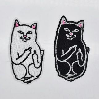 ねこワッペン2枚セット(各種パーツ)