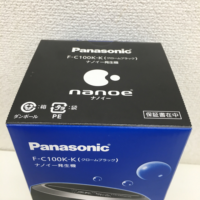 Panasonic パナソニック 車載用空気清浄機 ナノイー発生器 ブラック F-C100K-K の通販 by ナナにゃん's shop| パナソニックならラクマ