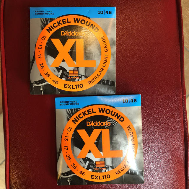 D’Addario EXL110 ダダリオ エレキギター弦 2セット 新品！ 楽器のギター(弦)の商品写真