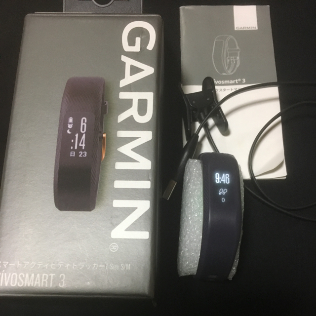 GARMIN(ガーミン)のGARMIN vibosmart3 ガーミンヴィボスマート3 付属品付 ジャンク スポーツ/アウトドアのスポーツ/アウトドア その他(その他)の商品写真