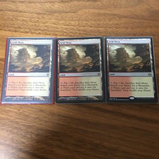 マジックザギャザリング(マジック：ザ・ギャザリング)のMTG 乾燥台地 英 3枚 ZEN2枚 MM3 1枚(シングルカード)