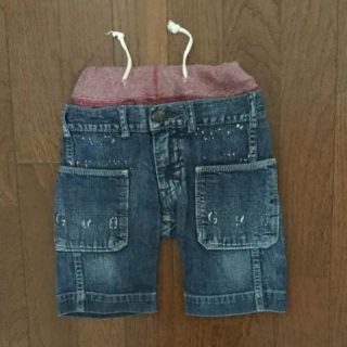 デニムダンガリー(DENIM DUNGAREE)のデニム&ダンガリー ハーフパンツ100(パンツ/スパッツ)