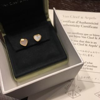 ヴァンクリーフアンドアーペル(Van Cleef & Arpels)の【美品】Van Cleef & Arpels ヴァンクリーフ ハート ピアス (ピアス)