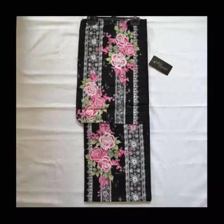 【新品】ゆかた♡花柄♡着物(浴衣)