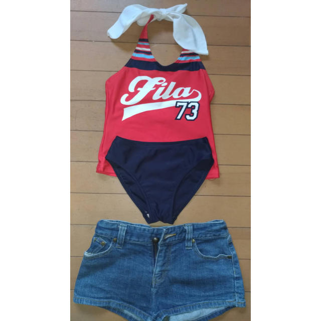 FILA(フィラ)のFILA 水着 キッズ/ベビー/マタニティのキッズ服女の子用(90cm~)(水着)の商品写真