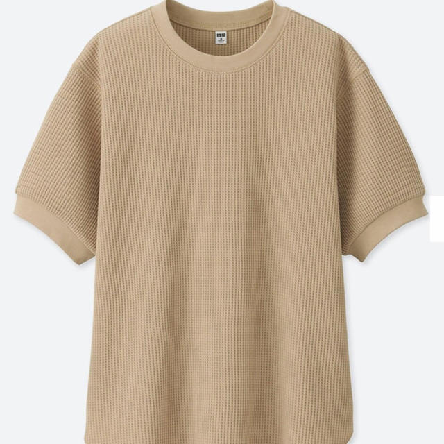 UNIQLO(ユニクロ)のUNIQLO / ワッフルクルーネックT レディースのトップス(カットソー(半袖/袖なし))の商品写真