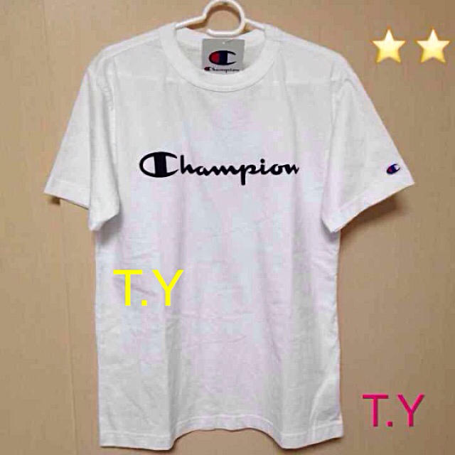 Champion(チャンピオン)のChampion Tシャツ 白 Supreme EMODA Ungrid好きに メンズのトップス(Tシャツ/カットソー(半袖/袖なし))の商品写真