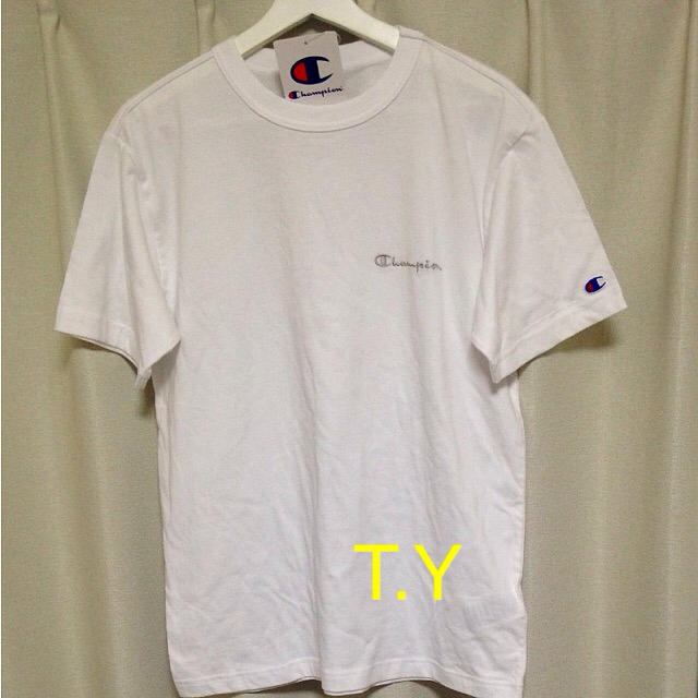 Champion(チャンピオン)のChampion Tシャツ 白 Supreme EMODA Ungrid好きに メンズのトップス(Tシャツ/カットソー(半袖/袖なし))の商品写真