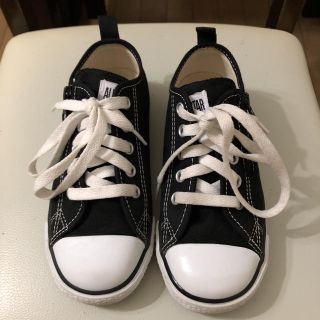 コンバース(CONVERSE)のコンバース 黒 一度のみ 19センチ(スニーカー)