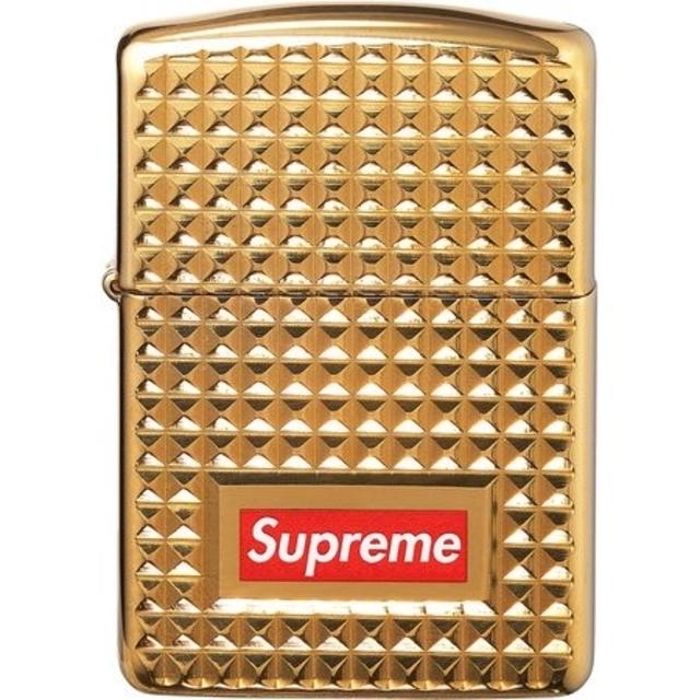 Supreme(シュプリーム)のSupreme Diamond Cut Zippo Gold メンズのファッション小物(タバコグッズ)の商品写真