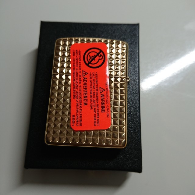 Supreme(シュプリーム)のSupreme Diamond Cut Zippo Gold メンズのファッション小物(タバコグッズ)の商品写真