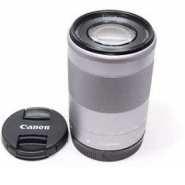 Canonミラーレス対応 シルバーの通販 by りーーりん's shop｜ラクマ 55-200mm レンズ 低価HOT