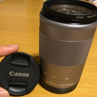 Canonミラーレス対応 55-200mm レンズ シルバー(レンズ(単焦点))