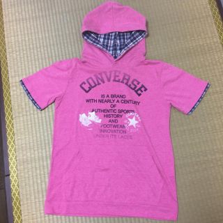 コンバース(CONVERSE)のCONVERSE 半袖パーカー(Tシャツ/カットソー(半袖/袖なし))