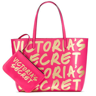 ヴィクトリアズシークレット(Victoria's Secret)の新品！ヴィクトリアズシークレットロゴトートバック(トートバッグ)