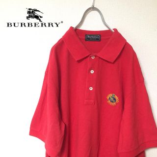 バーバリー(BURBERRY)の★ばんぶー様専用★ Burberrys バーバリー ポロシャツ  レッド USA(ポロシャツ)