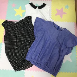 イエナ(IENA)のmomo様専用♡iena♡ブラウス♡ブルー(シャツ/ブラウス(半袖/袖なし))