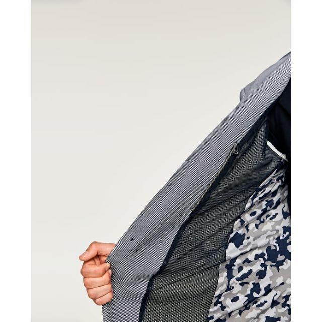 Paul Smith(ポールスミス)の新品ZARAmanネオプレーンボンディングテーラードブレザーS メンズのジャケット/アウター(テーラードジャケット)の商品写真