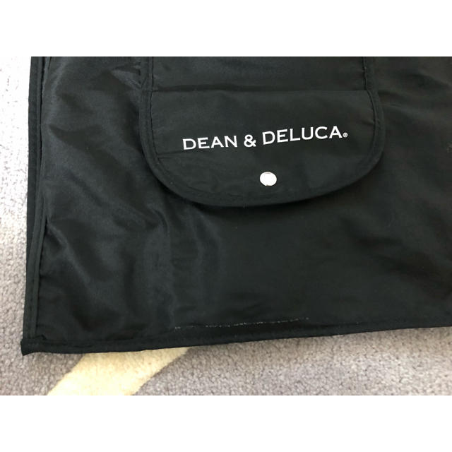 DEAN & DELUCA(ディーンアンドデルーカ)のDEAN&DELUCA エコバッグ黒 ※難あり レディースのバッグ(エコバッグ)の商品写真