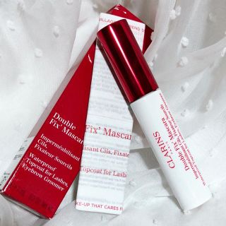 クラランス(CLARINS)の新品箱入り❤️ クラランス ダブルフィックスマスカラ リニューアル 7ml(マスカラ下地/トップコート)