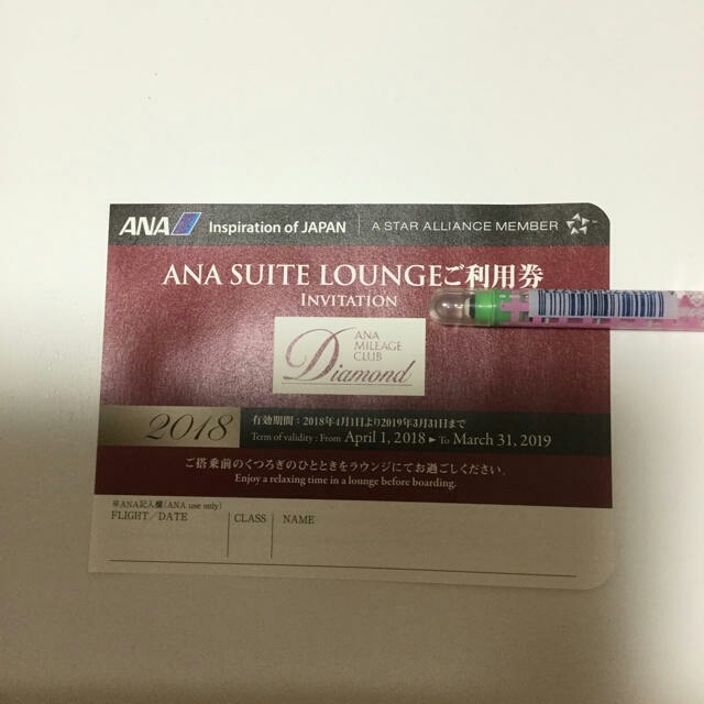 ANA(全日本空輸)(エーエヌエー(ゼンニッポンクウユ))のANA SUITE LOUNGEご利用券 チケットの施設利用券(その他)の商品写真