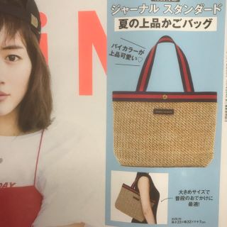 ジャーナルスタンダード(JOURNAL STANDARD)のSPRiNG 8月号 付録のみ かごバック(その他)