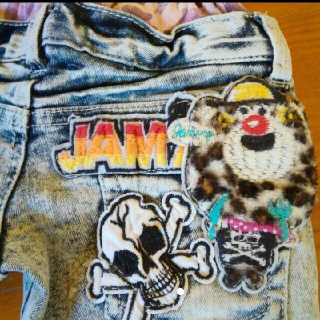 JAM(ジャム)のJAM ダメージデニム キッズ/ベビー/マタニティのベビー服(~85cm)(パンツ)の商品写真