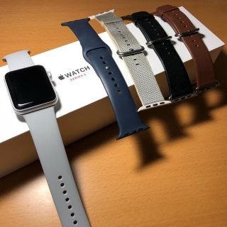 アップルウォッチ(Apple Watch)のApple Watch series3 セルラー 42mm バンドセット(その他)